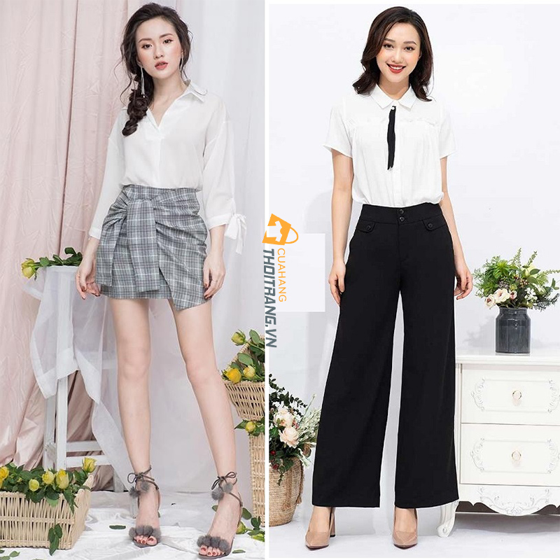 Cách phối đồ với áo sơ mi 